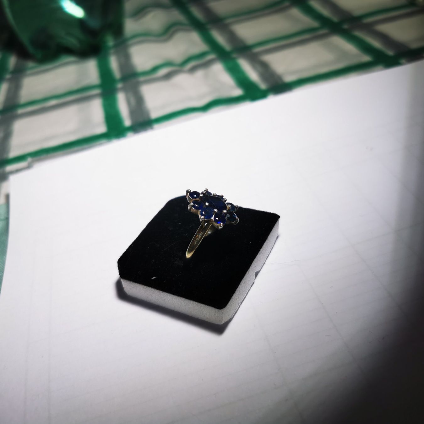 Anelli: Weisgold ring mit saphiren – Usato da Frauenfeld venduto da dimitri74 2