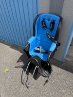 Fahrradkindersitz Blau mit Rahmen Fixierung