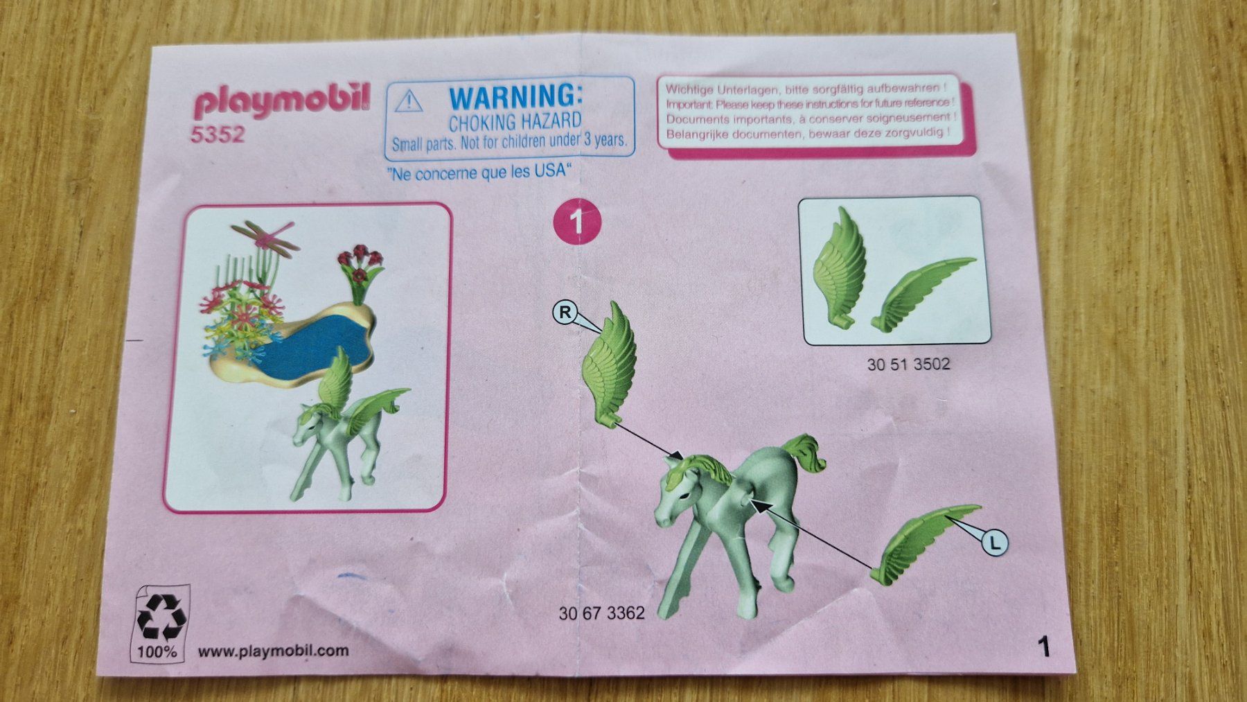 Playmobil Giocattoli: Sonnenfee mit Pegasusbaby 5352 – Usato da Riehen venduto da Aconitum 3