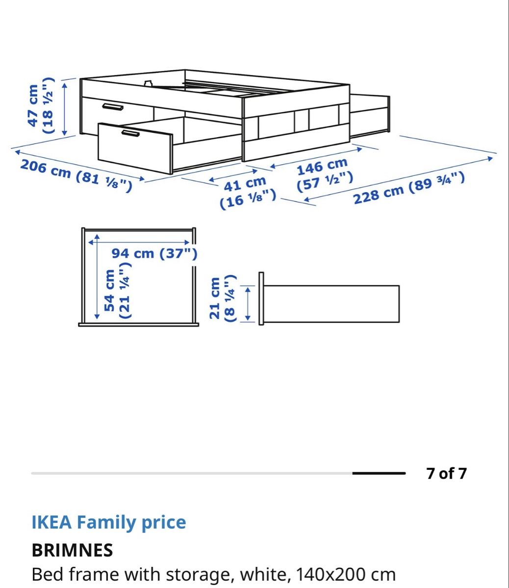 Letti: IKEA BRIMNES bett – Usato da Zürich venduto da naa_rz5g 4