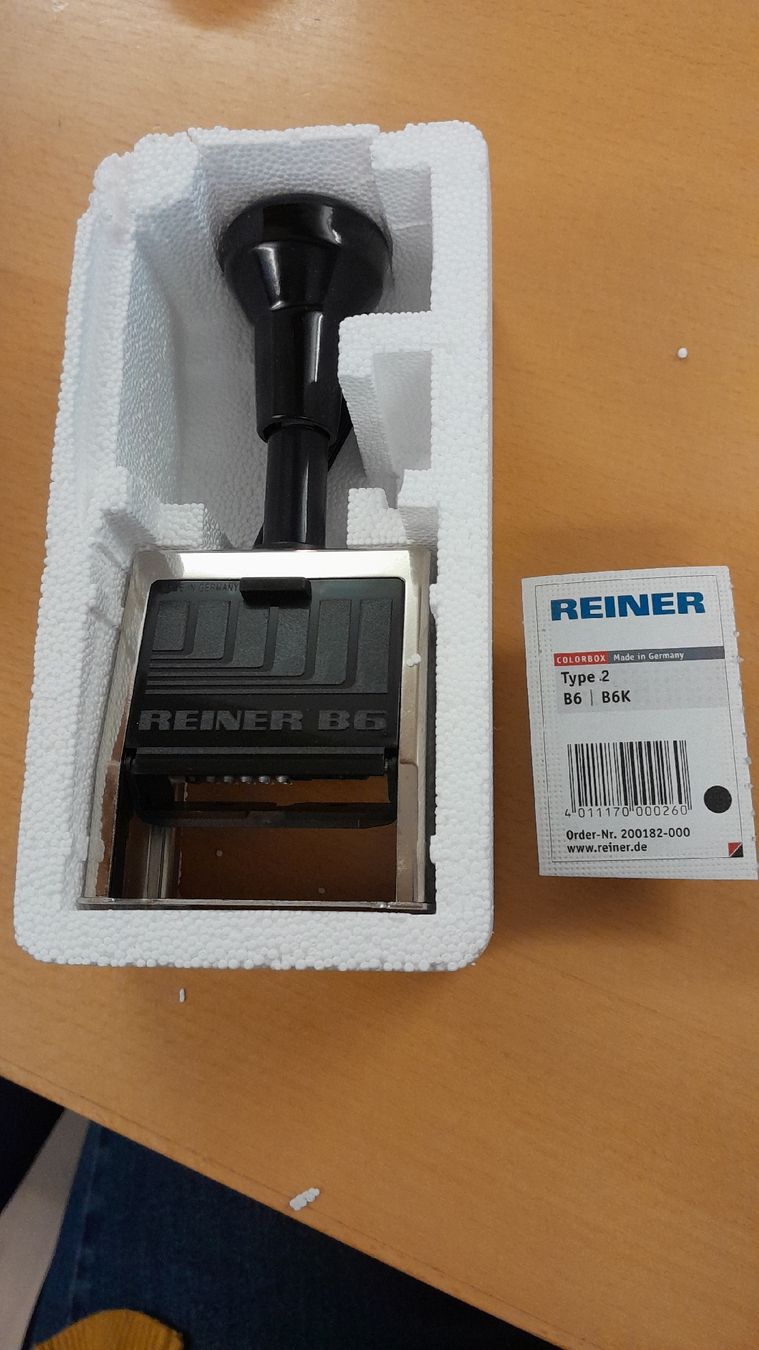 Stempel: Zahlenstempel, neu – Neu und originalverpackt aus Küttigkofen von Stern_schnuppen