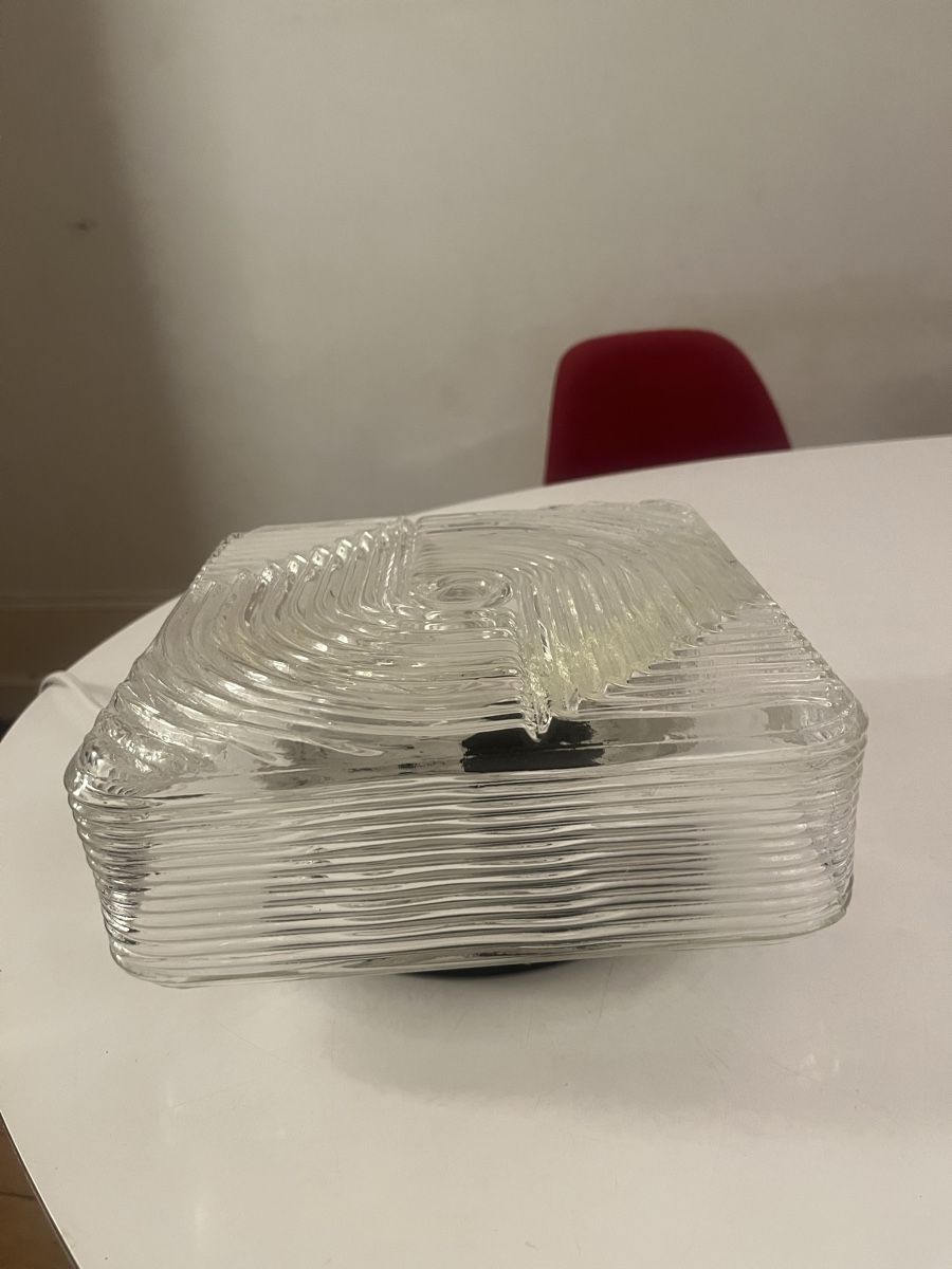 Lampadari & plafoniere: Vintage Deckenlampe Pressglas – Usato da Zürich venduto da Luftibus01