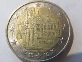 2 €uro Gedenkmünze  Deutschland  Bundesländer Bremen 2010