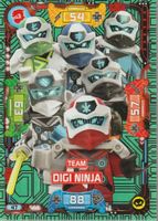 LEGO NINJAGO TRADING CARD SERIE 5 # 47 TEAM DIGI NINJA
