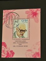 Briefmarke Kuba Cuba Tomas Roig Sonderausgabe