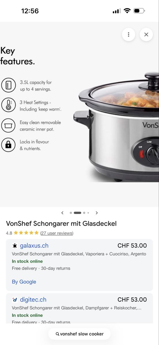 Küchengeräte: Van shef slow cooker  – Neu (gemäss Beschreibung) aus Basel von VanBuyer2010 2