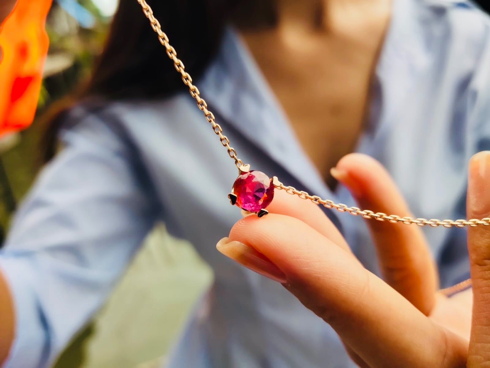 Catenine: Rosé Gold Kette – Nuovo e nell'imballaggio originale da Rapperswil SG venduto da Gemstonebyyo 1