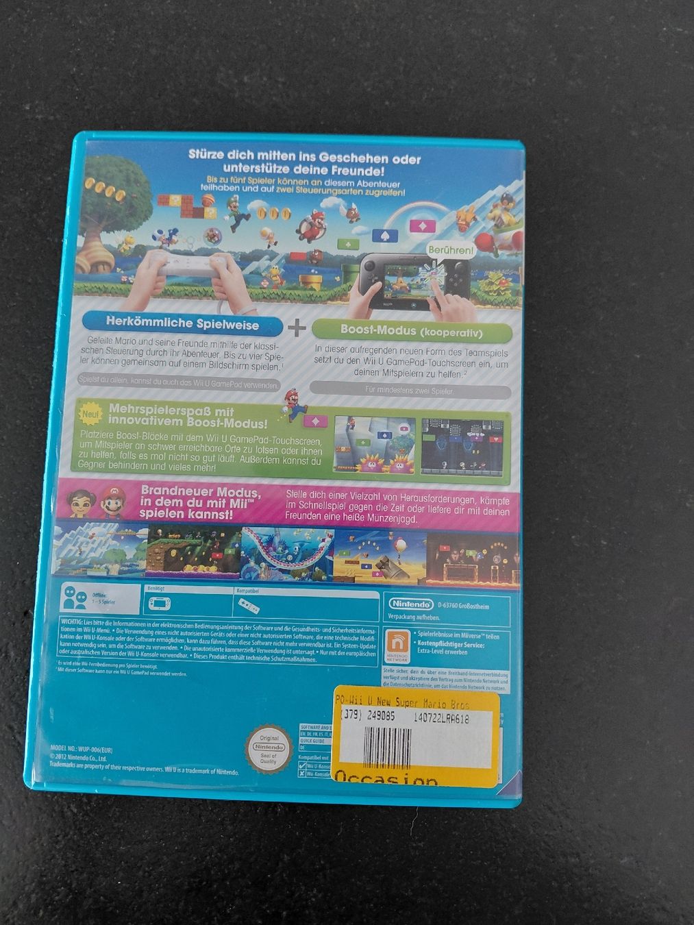 Nintendo Giochi: Super Mario Bros. U - Nintendo Wii – Usato da Heimberg venduto da 19BERN31 2