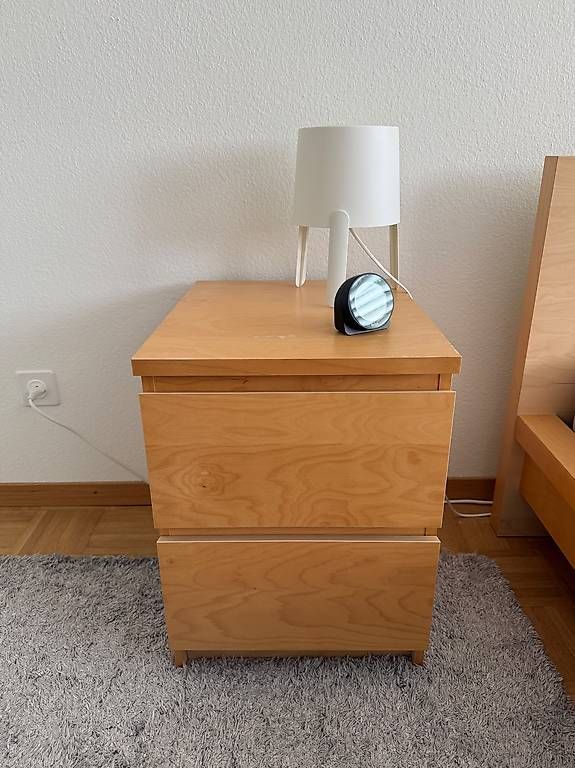 Nachttische: Nachttisch Holz mit 2 Schubladen – Gebraucht aus Therwil von aly_8cvb 2