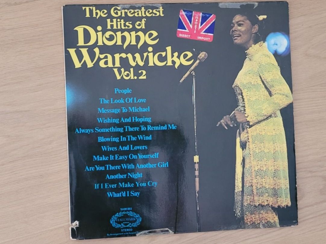 Vinyles: LP  Dionne Warwicke – D'occasion à Martigny par MZ-67