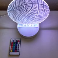 Veilleuse 3D en acrylique avec hologramme de ballon