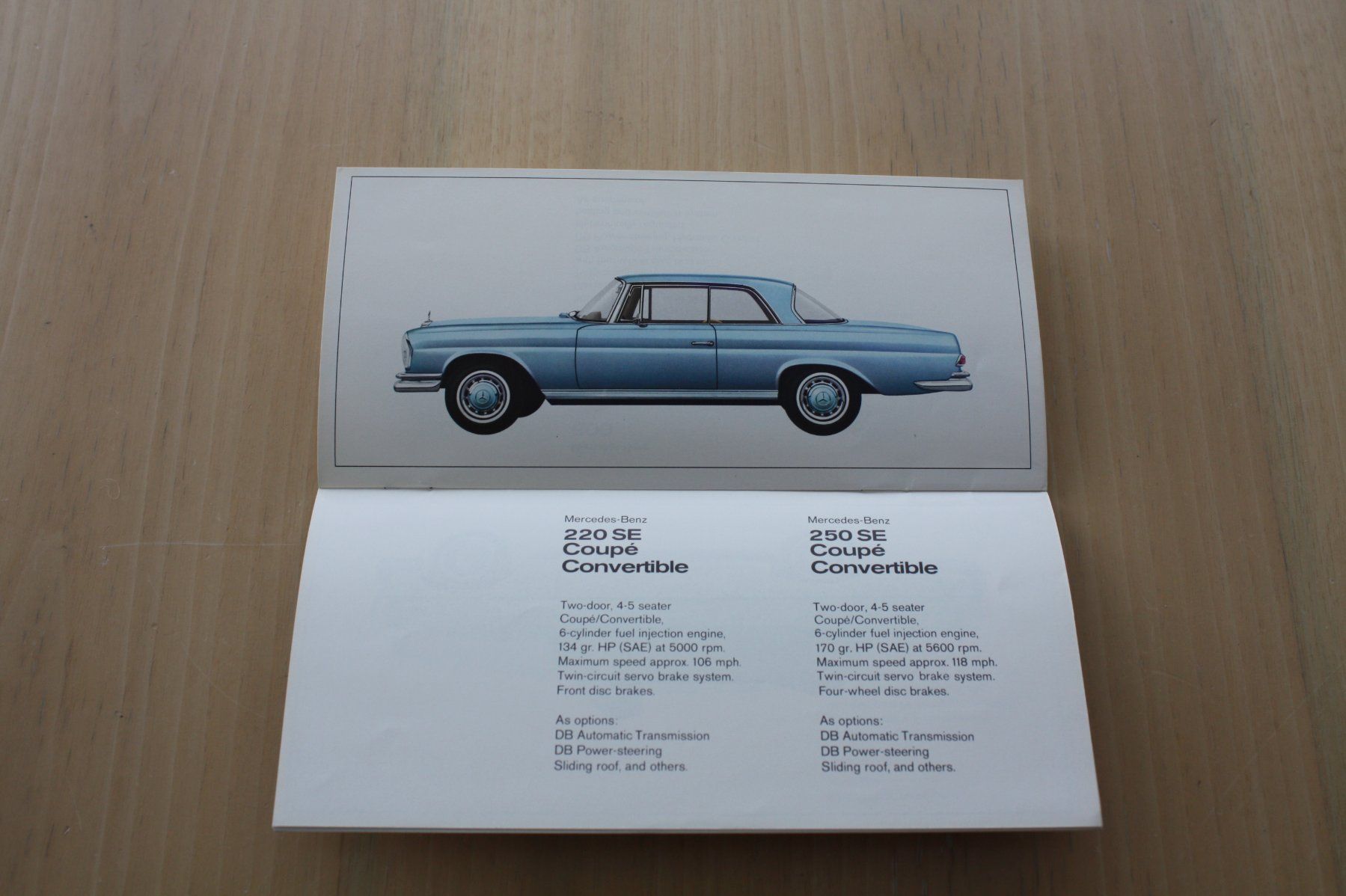 Mercedes-Benz Documenti: Mercedes-Benz Modell Programm Prospekt 9/1965 – Usato da Wikon venduto da erwin400 6