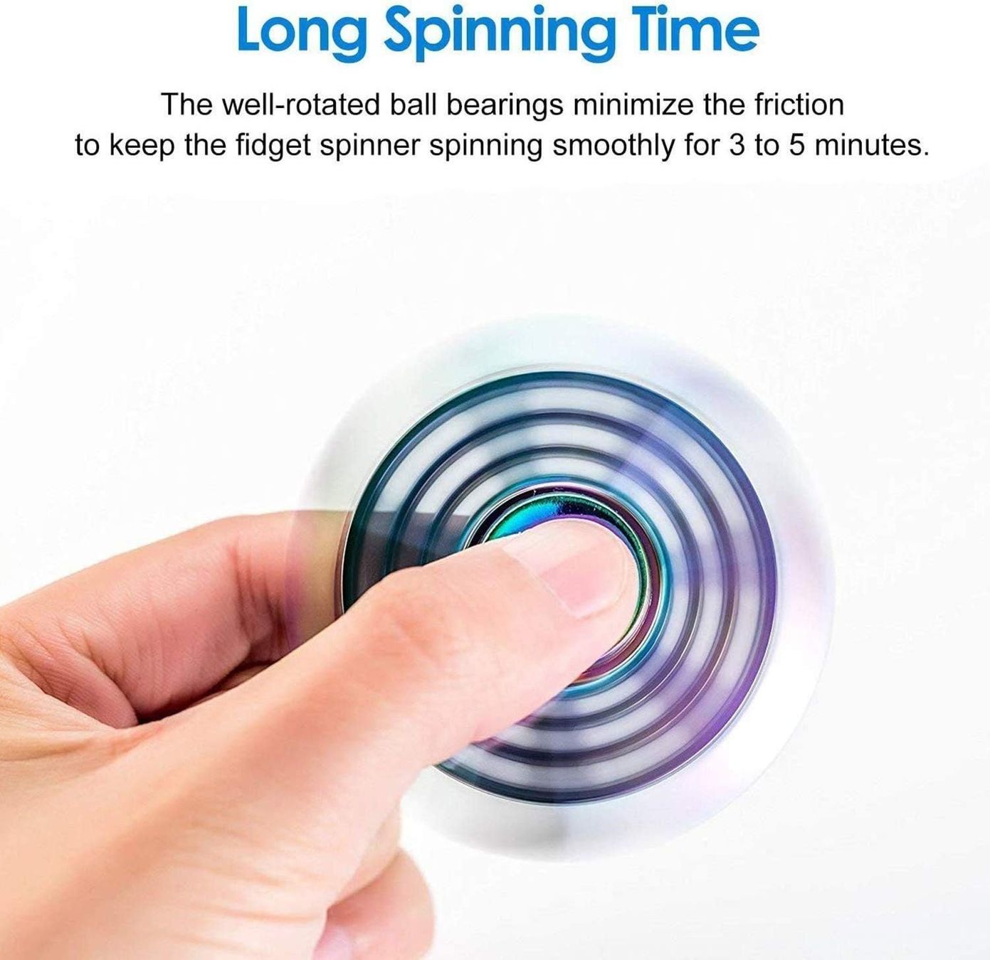 Giocattoli: Regenbogen Metal Finger Hand Spinners Set  finger spinner – Nuovo (secondo la descrizione) da Thun venduto da Newnewshop 1