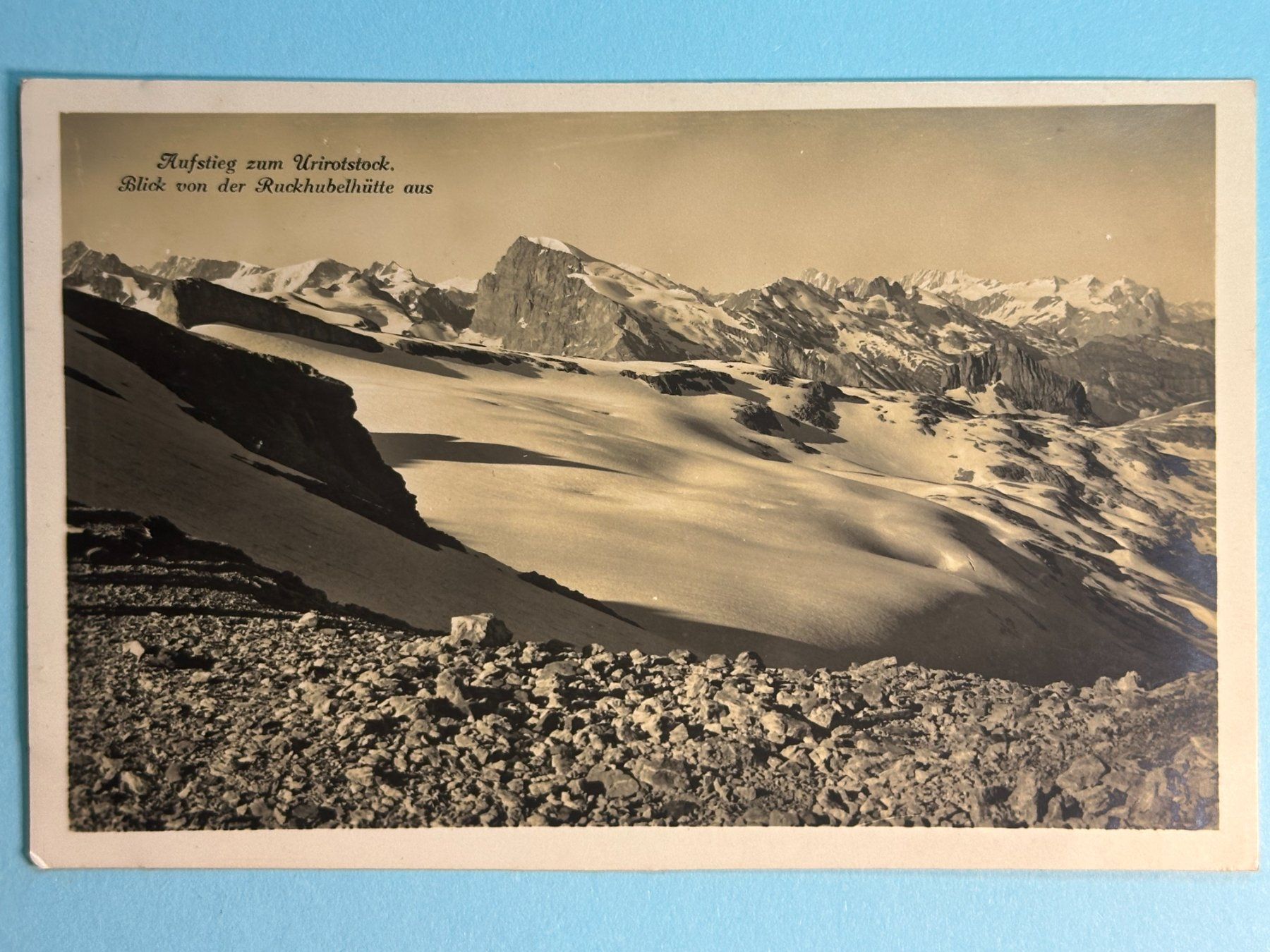 Cartoline postali: Aufstieg zum Urirotstock – Usato da Steg VS venduto da _vinci_