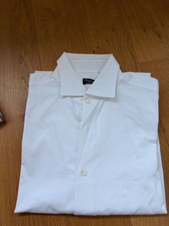 Finamore 1925 Herren Hemd weiss Grösse 42 16.5
