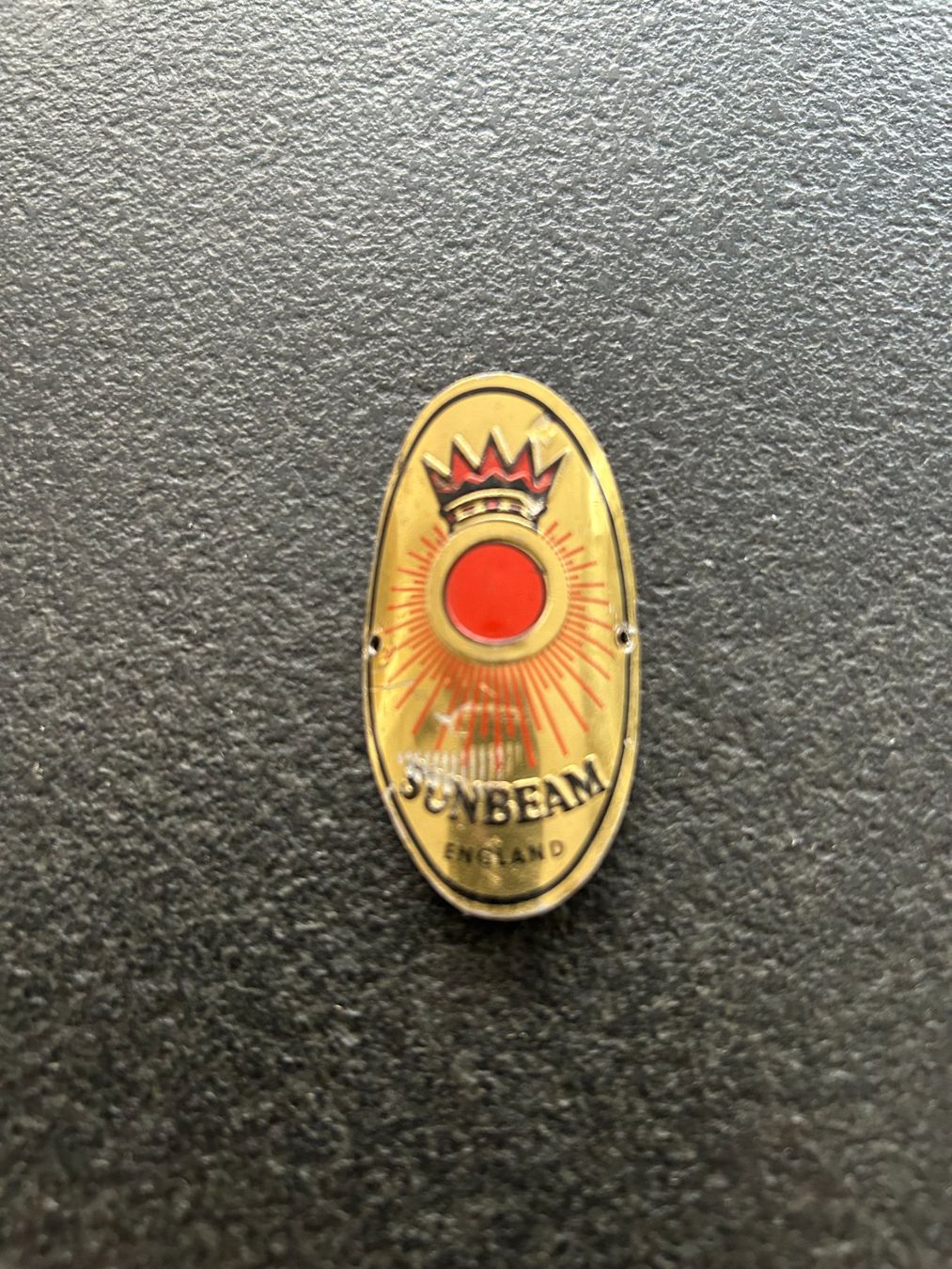 Insegne: Sunbeam Velo-Emblem, selten, Oldtimer, Top Zustand! – Usato da Root venduto da zwe_2fwn