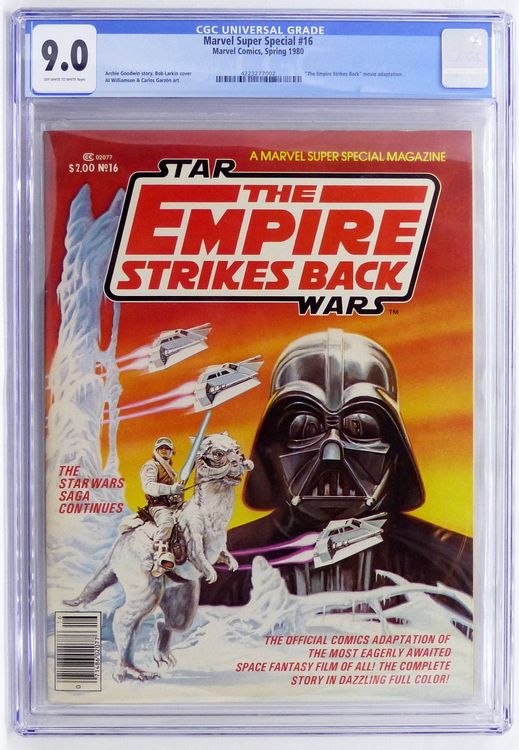 STAR WARS MARVEL COMICS SUPER SPECIAL #16 CGC 🔑 KEY 1980 (Neu und ...