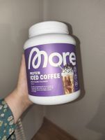 More Protein Iced Coffee Dark Cookie Crumble 500g neu