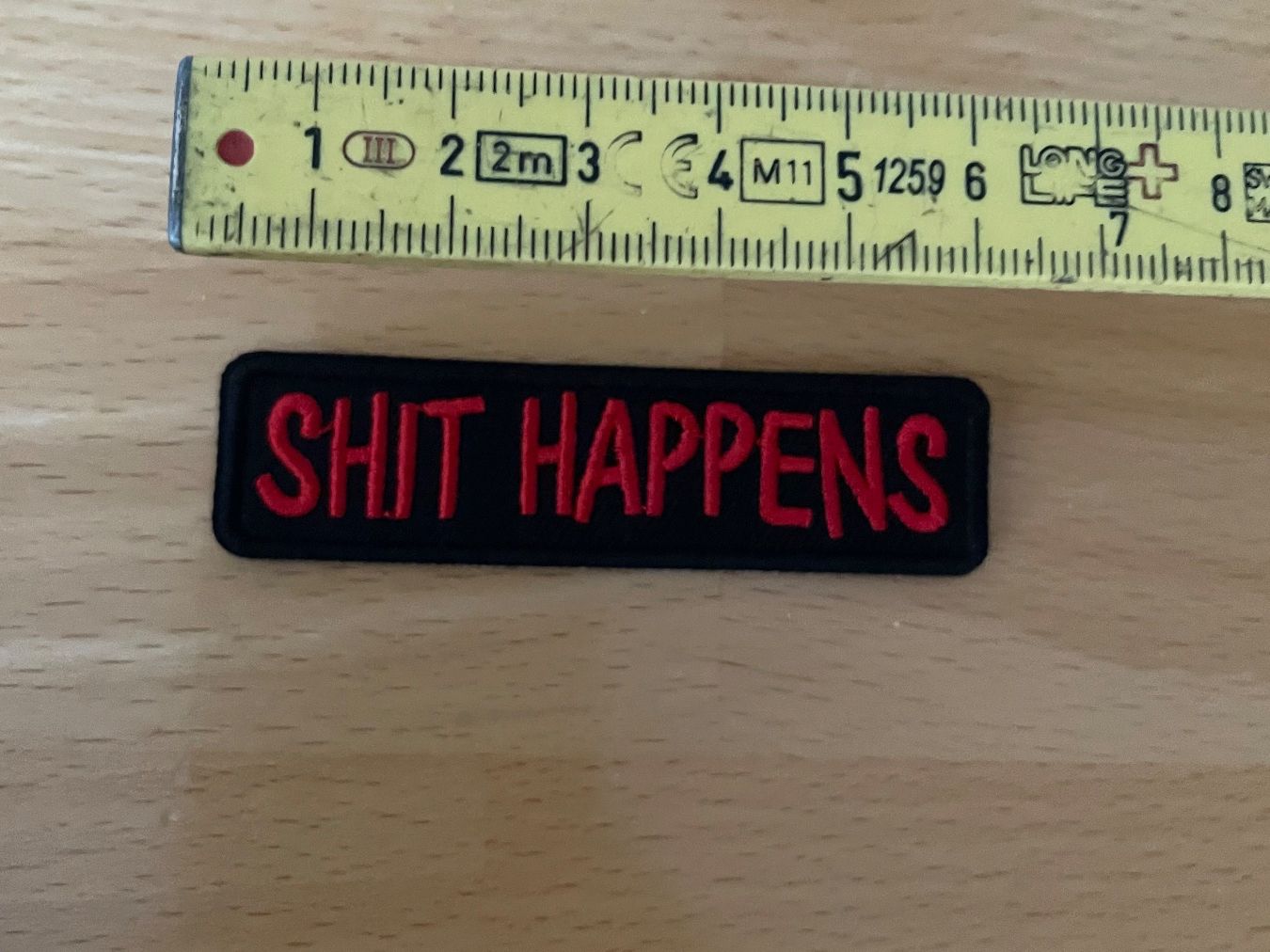 Patches: Shit Hapens Patch Sticker Aufnäher 515 – Neu (gemäss Beschreibung) aus Horn von abutre72
