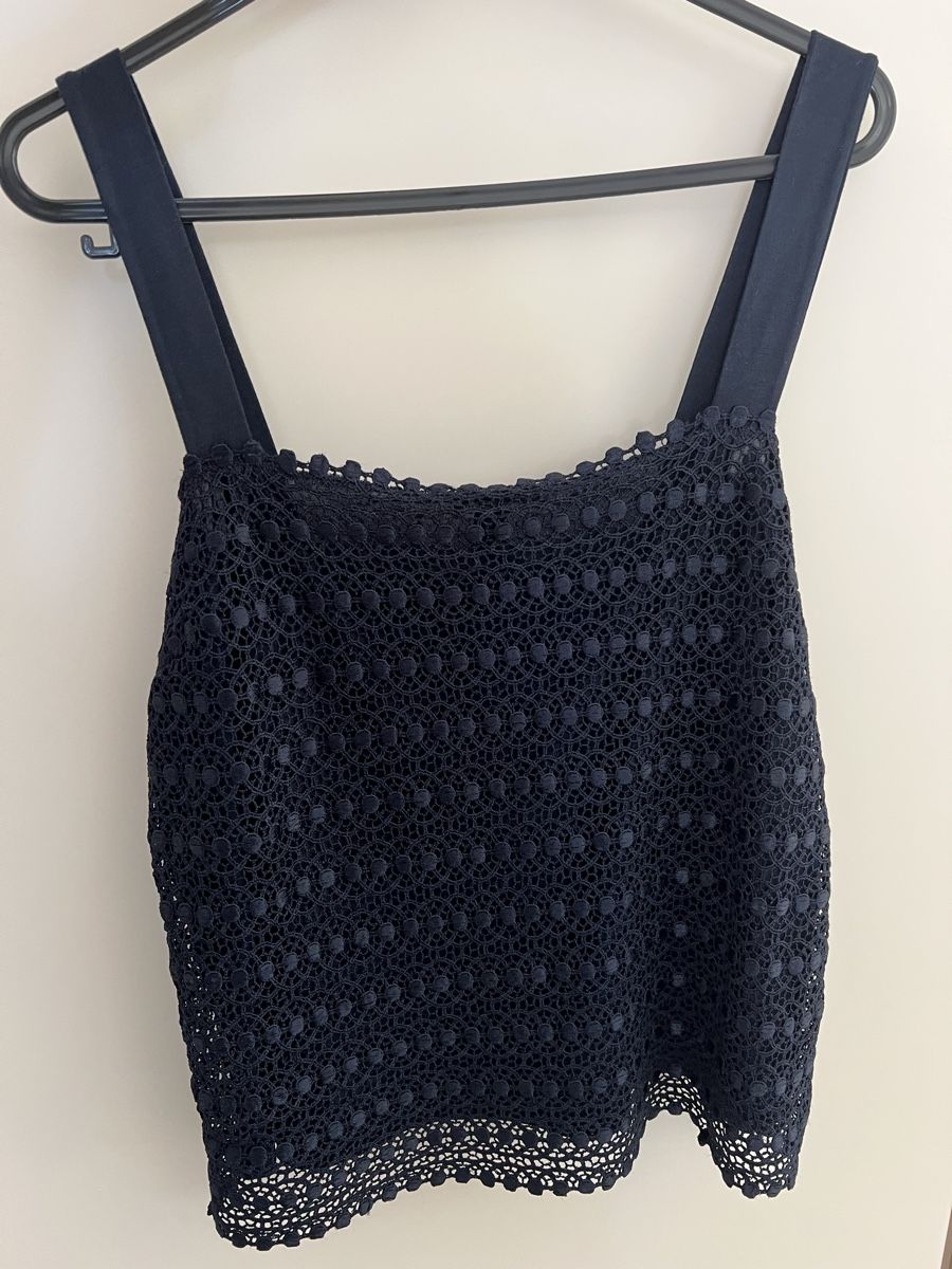Tops: Navy lace top - size S - Made in Italy – Neu (gemäss Beschreibung) aus Corsier GE von Karol_save_planet 2