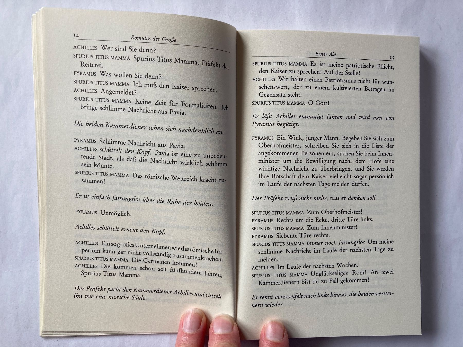 Bücher: Dürrenmatt: Romulus der Grosse, Komödie Theater – Gebraucht aus Bubendorf von Alpenheidi 8