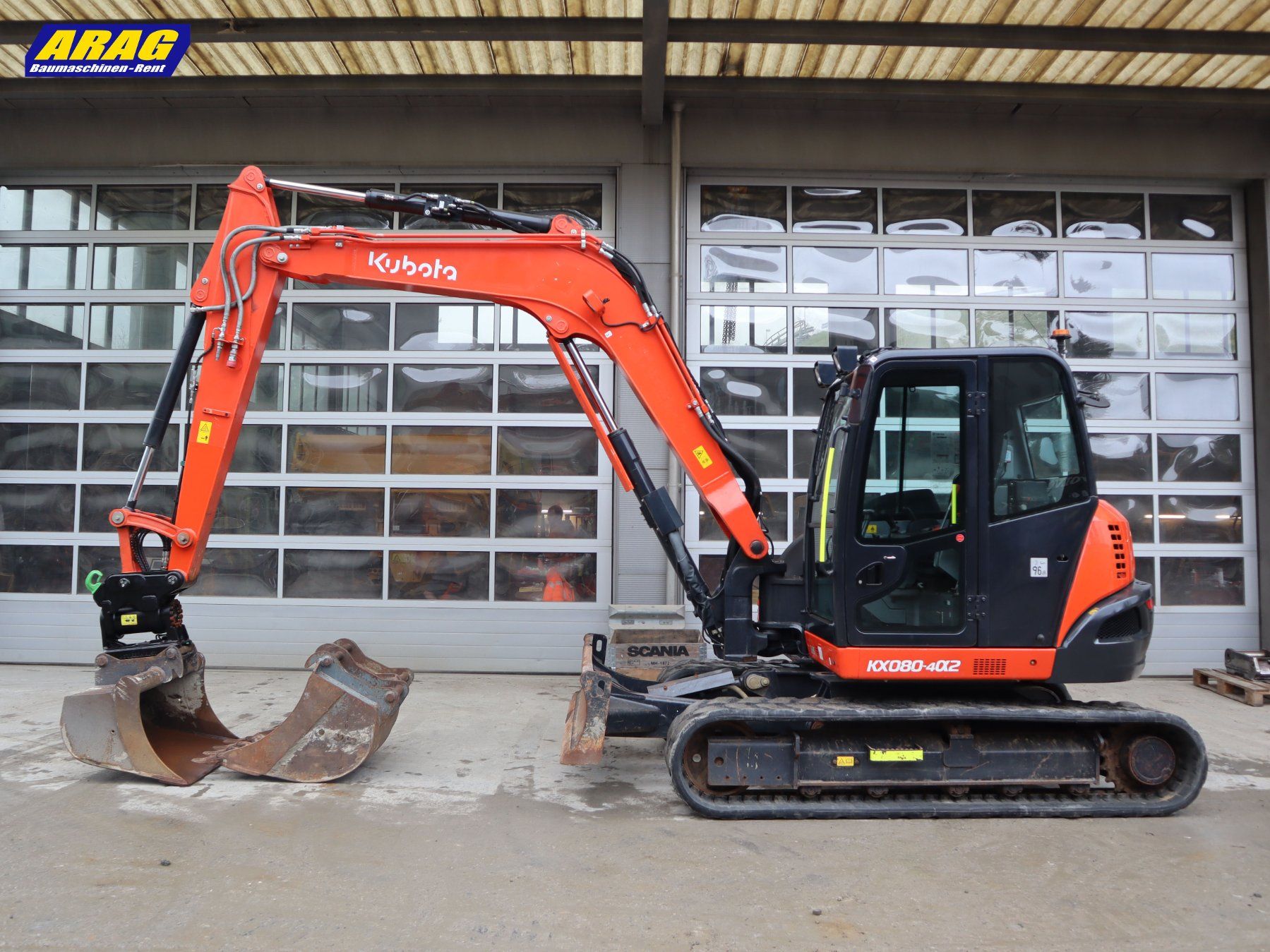 Kubota Excavateurs: Kubota KX080 Raupenbagger – D'occasion à Hasle LU par Arag08