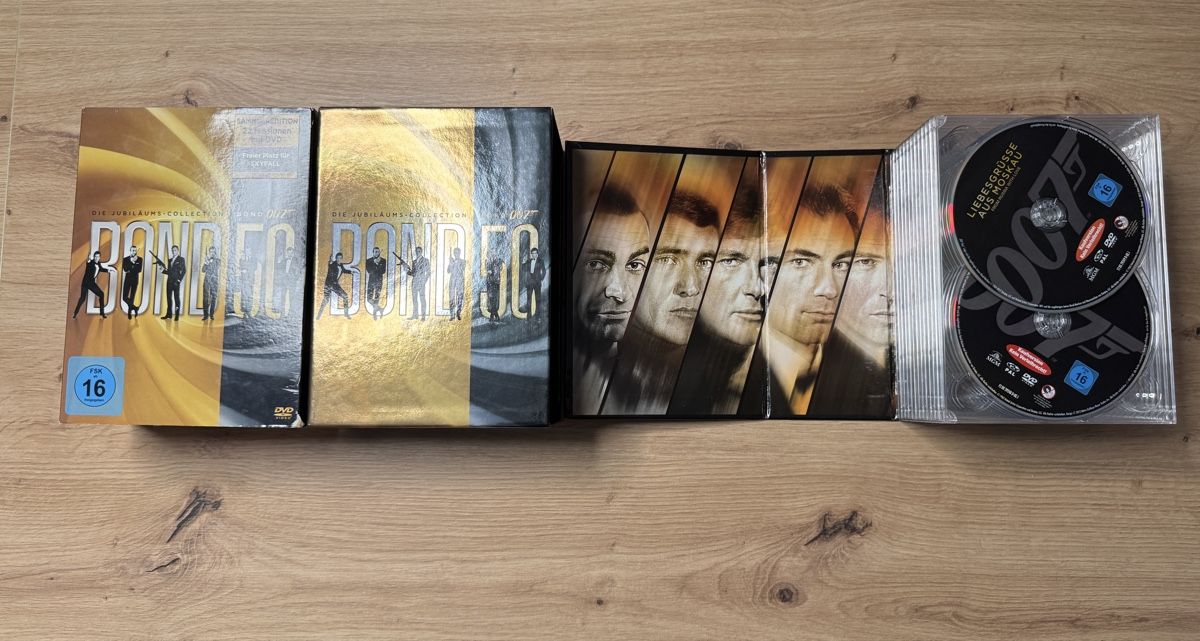 Alle DVDs: James Bond 007: Jubiläums-Collection - DVD-Box, Top! – Gebraucht aus Biberist von etesummer 6