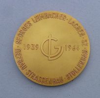 Riesen Medaille ++ Stollenbau 1939-1964