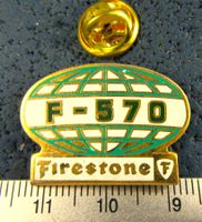 FIRESTONE AUTO PNEU F-570 PIN ENAMEL