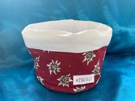 Fonduebrot Sack Edelweiss dunkelrot