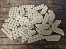 lego 18980 lot de 28 pièces Tan Plate, Round Corner 2 x 6