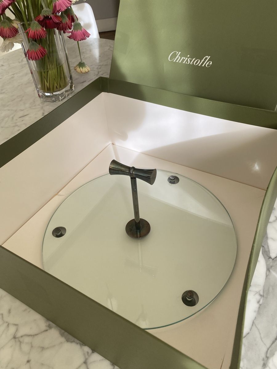 Christofle Piatti di portata: Christofle - Plateau à fromage – Nuovo e nell'imballaggio originale da Genève venduto da Oscar-111 2