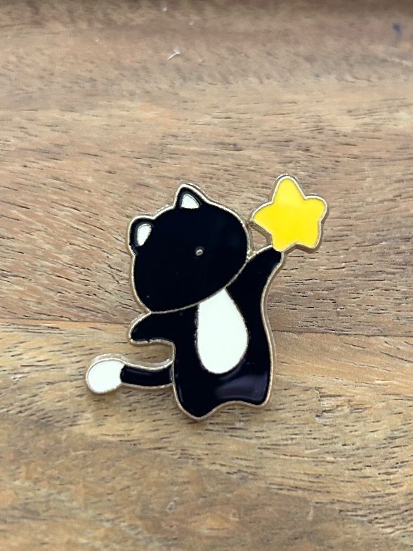 Placchette & Badge: Pin Katze Stern – Nuovo e nell'imballaggio originale da Geneve venduto da vane267