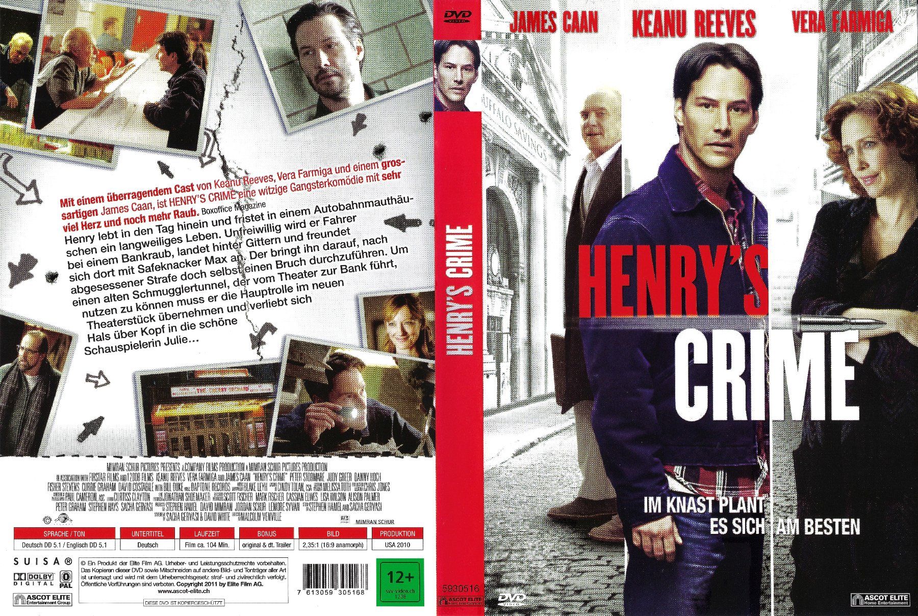 Tutti i DVDs: Henry's Crime – Usato da Zürich venduto da Cineasten