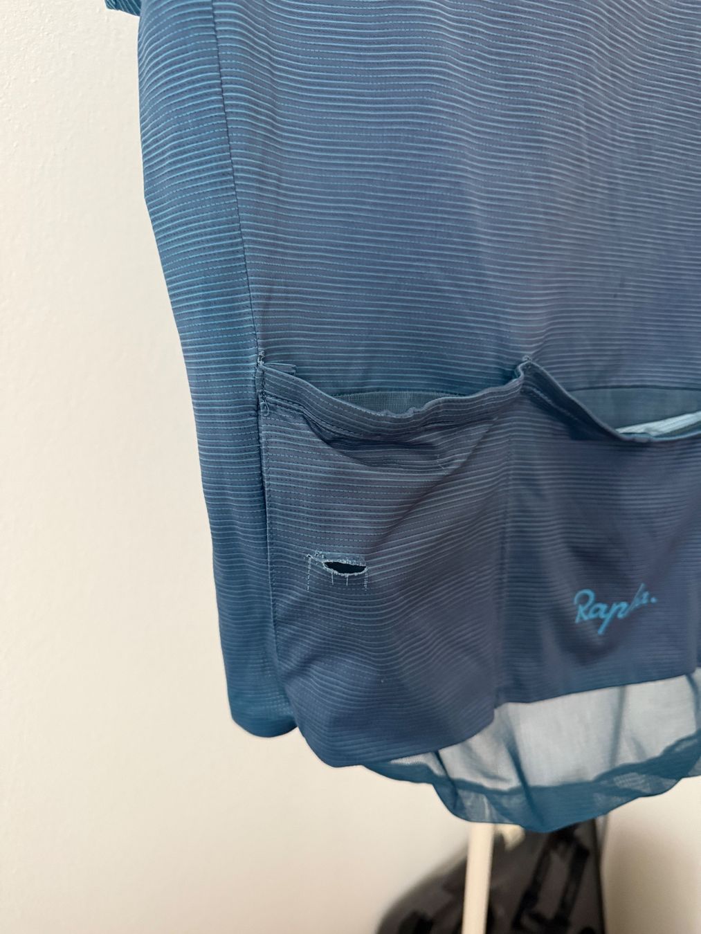 Rapha Canottiere & Pantaloni: Rapha Velo Trikot, Blau L – Usato da Zürich venduto da buc_rl55 5