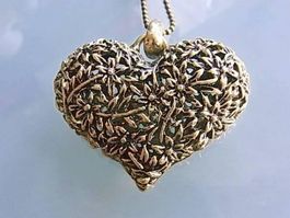 Anhänger Herz Bronze mit Kette Aktion!!