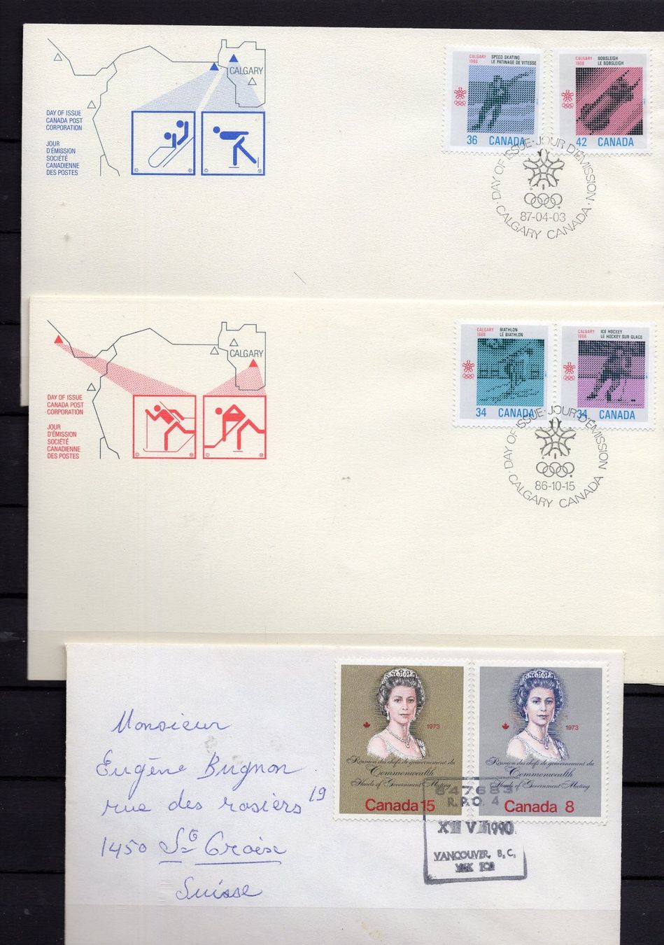 Tutti i francobolli: R2517  /   CANADA 1975-1990 – Usato da Ste-Croix venduto da MONT-TAGNAC 2
