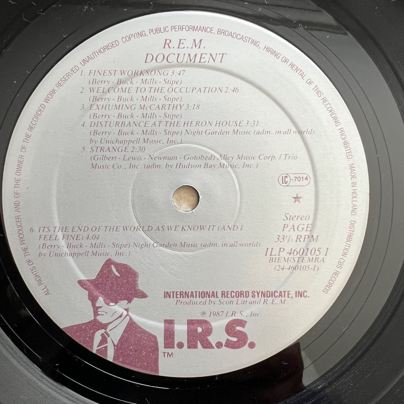 Schallplatten: R.E.M. - Document / 1. NL-Press. 1987 - TOP – Gebraucht aus Gais von soundcave57 4