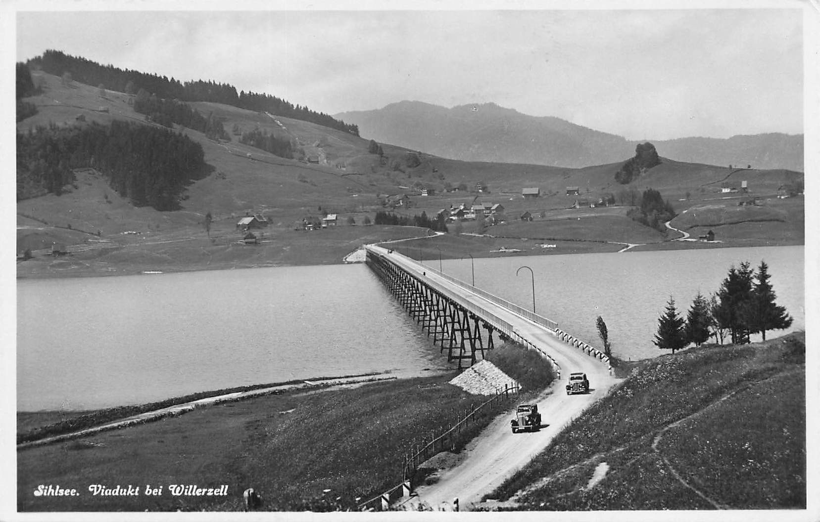 Cartoline postali: Sihlsee viadukt bei willerzell Oldtimer – Usato da Biasca venduto da Blenio71