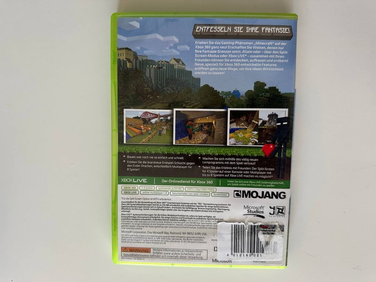 Giochi: Minecraft, Xbox 360 – Usato da Couvet venduto da Aura_aura 2
