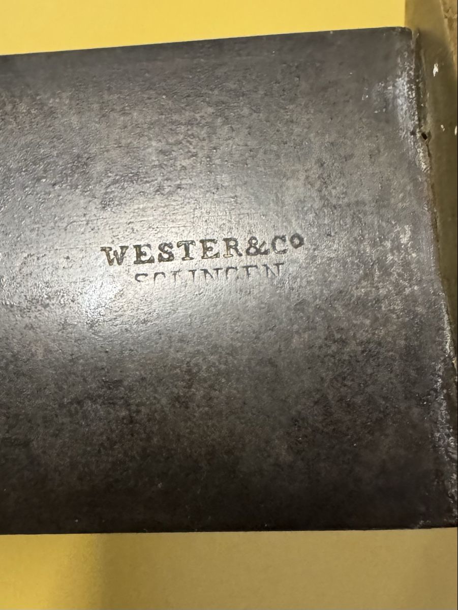 Sonstiges zum Sammeln & Seltenes:  1358 Wester & Co Solingen Messer Klinge Metall  – Gebraucht aus Schlieren von Freundlich02 7