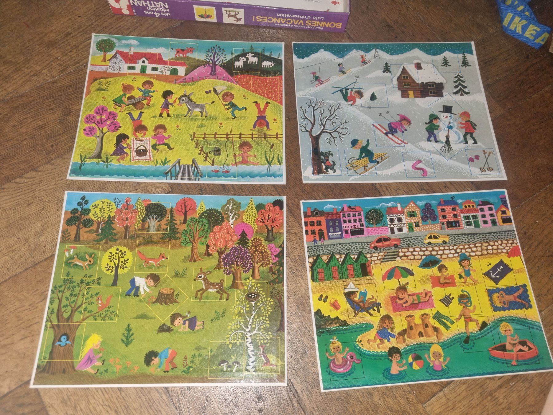Giochi: Jeu vintage "Bonnes Vacances!" Nathan complet – Usato da Fribourg venduto da jarmilka 4