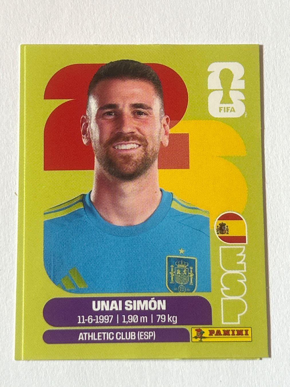 Panini Carte collezionabili: Panini WM 2026 Sticker - Unai Simon ESP 2 – Nuovo (secondo la descrizione) da Troistorrents venduto da sim_d75d