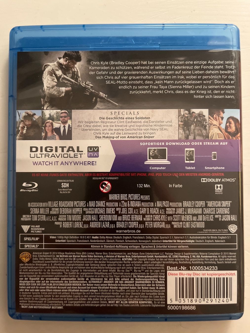Alle DVDs: American Sniper (2014)  Blu-ray – Neu (gemäss Beschreibung) aus Sierre von black.box 1