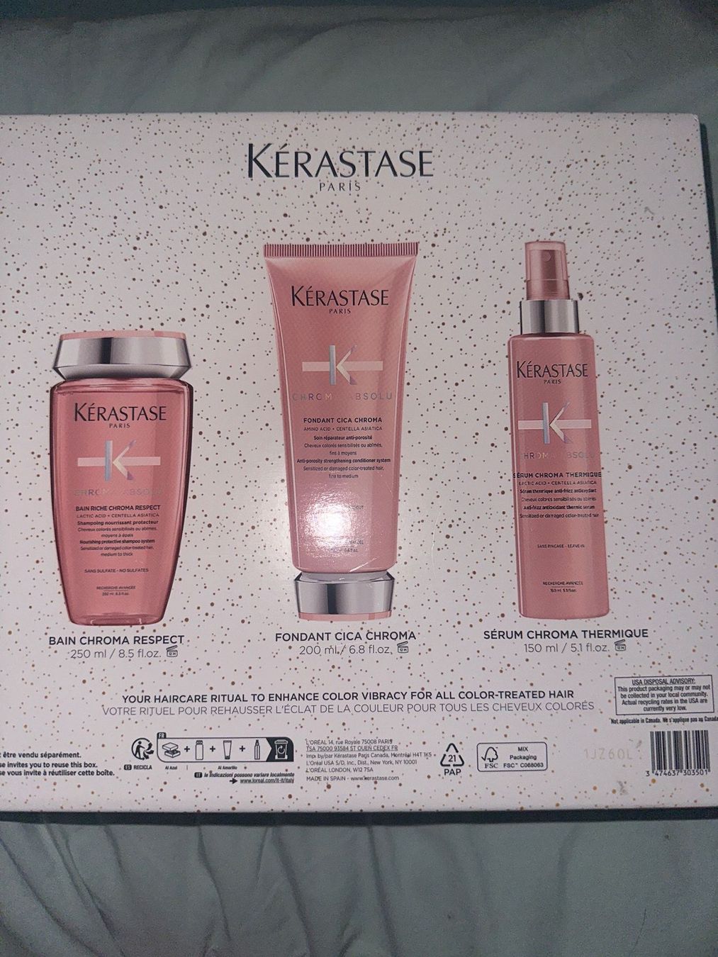 Altro per la cura del corpo: Kerastase Chrome Set. – Nuovo e nell'imballaggio originale da Zürich venduto da beautystore 2