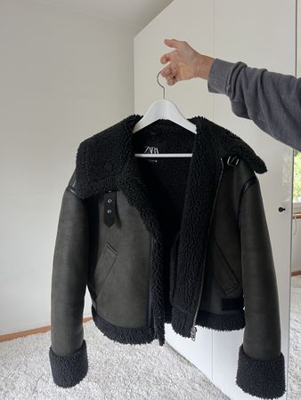 Zara Winterjacke, Pilotenjacke, Gr. S, Top Zustand!