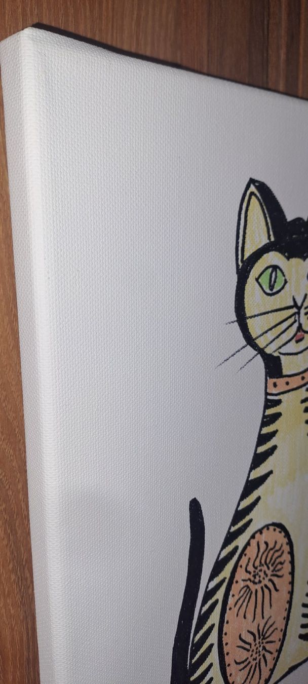 Gemälde: Aquarell Katze 30 cm ×24 cm – Neu (gemäss Beschreibung) aus Bitsch von jajo79076 1
