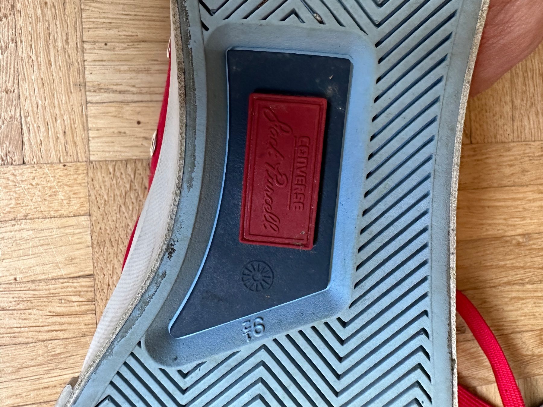 Converse Scarpe da uomo: Converse Chucks Low Jack Purcell Red Sneakers Gr. 43 – Nuovo (secondo la descrizione) da Lausanne venduto da brixton 4