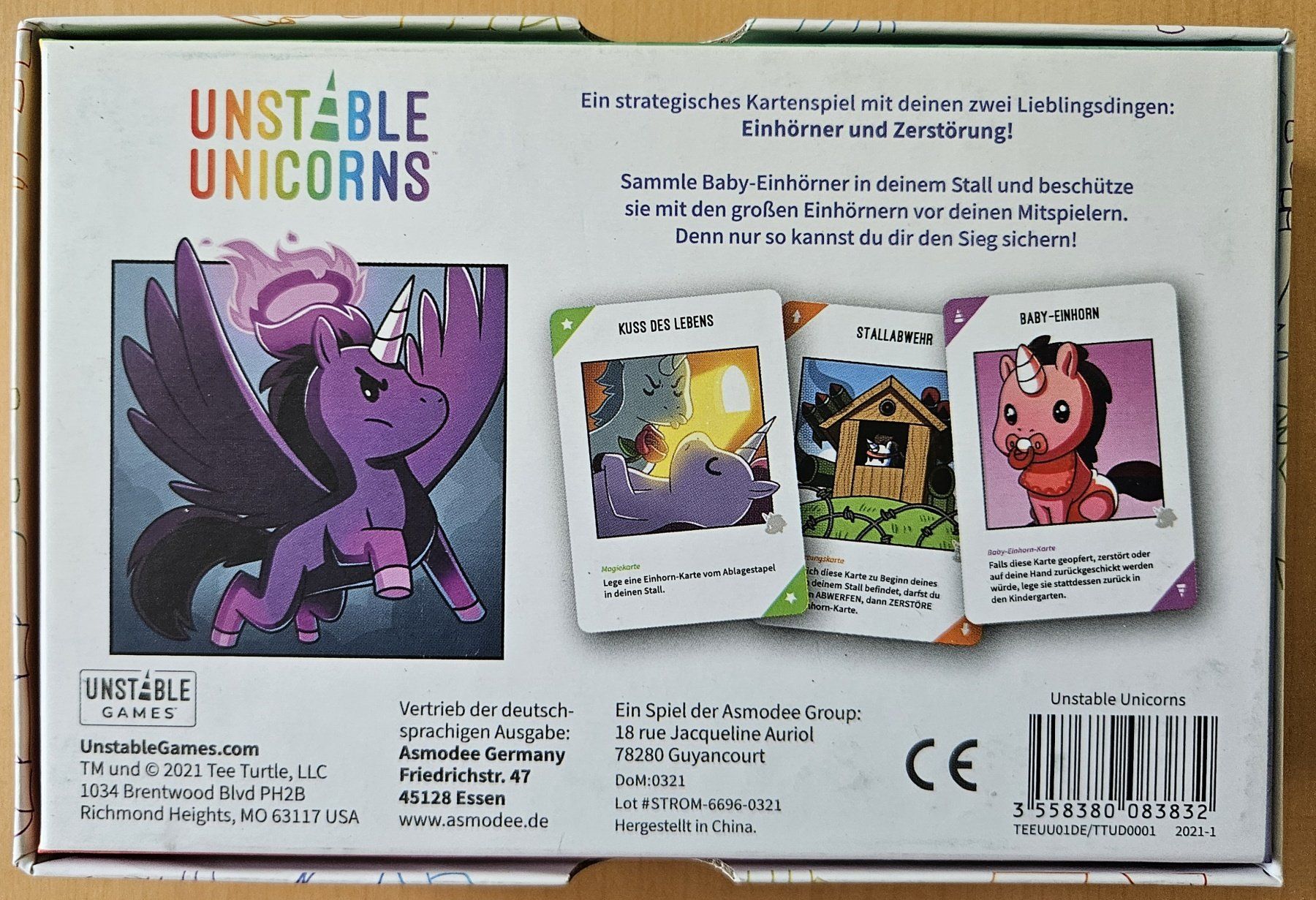 Giochi: Spiel: Unstable Unicorns – Usato da Schaffhausen venduto da asyouwestley 2