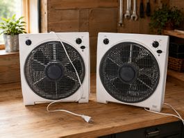 2 Ventilatoren / Box Fans – Set  
